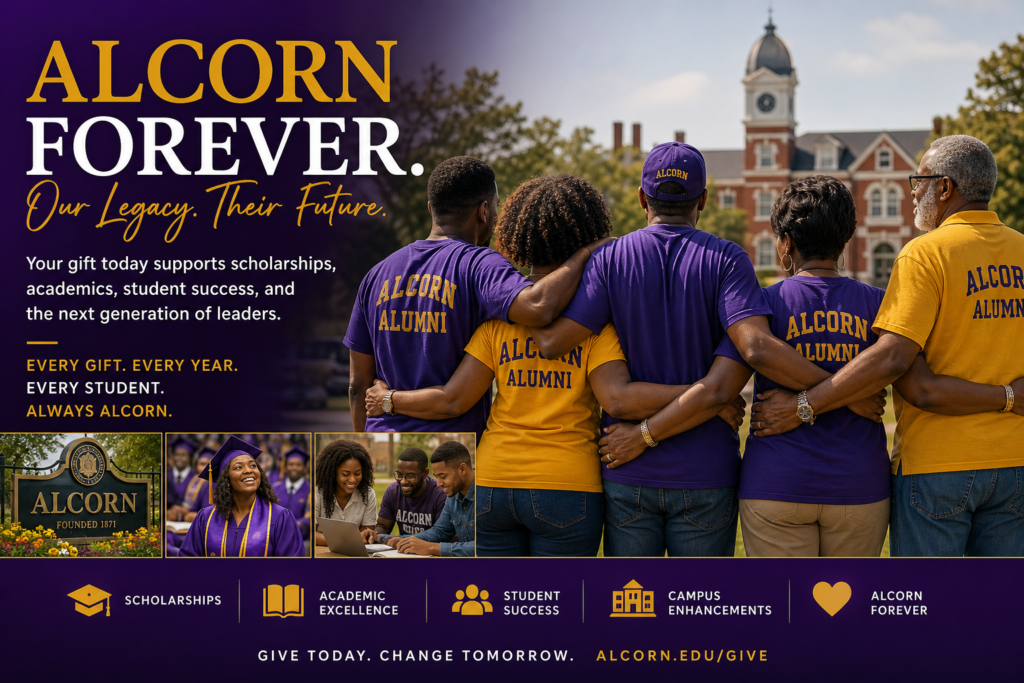 Alcorn State University alumni supporting scholarships and student success campaign